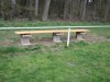 Erneuerung der Bänke auf dem Sportplatz