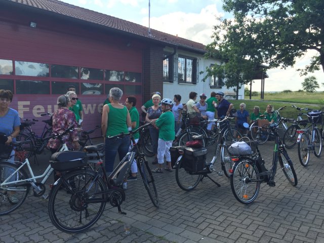 Radtour der Gymnastikgrppe