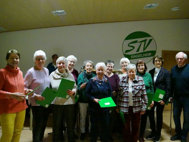 Für 50 Jahre Mitgliedschaft wurden geehrt: