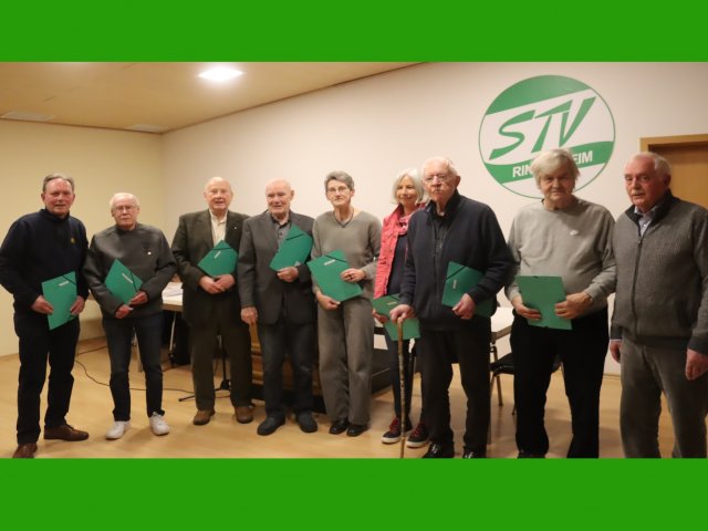 Die langjährigen Mitglieder (Jahre in Klammer)